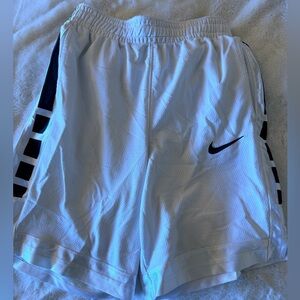 Nike White Basketball Shorts